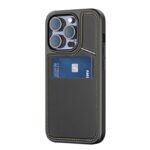 DUX DUCIS Rafi II Series Magnetic Leather TPU+PC Case for iPhone 14 Pro Max Black