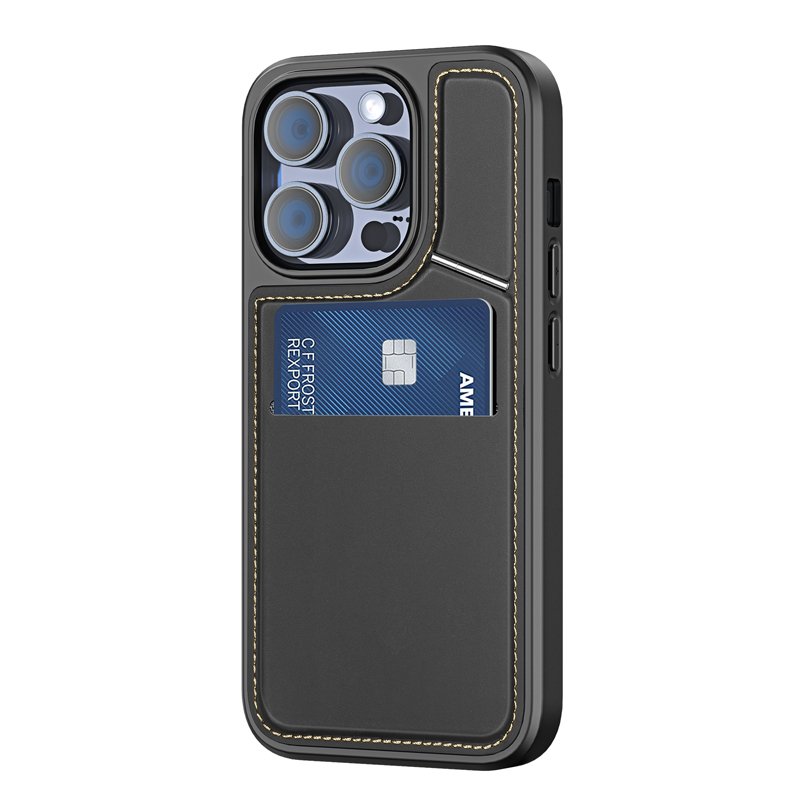 65020241008144439.jpg DUX DUCIS Rafi II Series Magnetic Leather TPU+PC Case for iPhone 14 Pro Max Black - Image 1