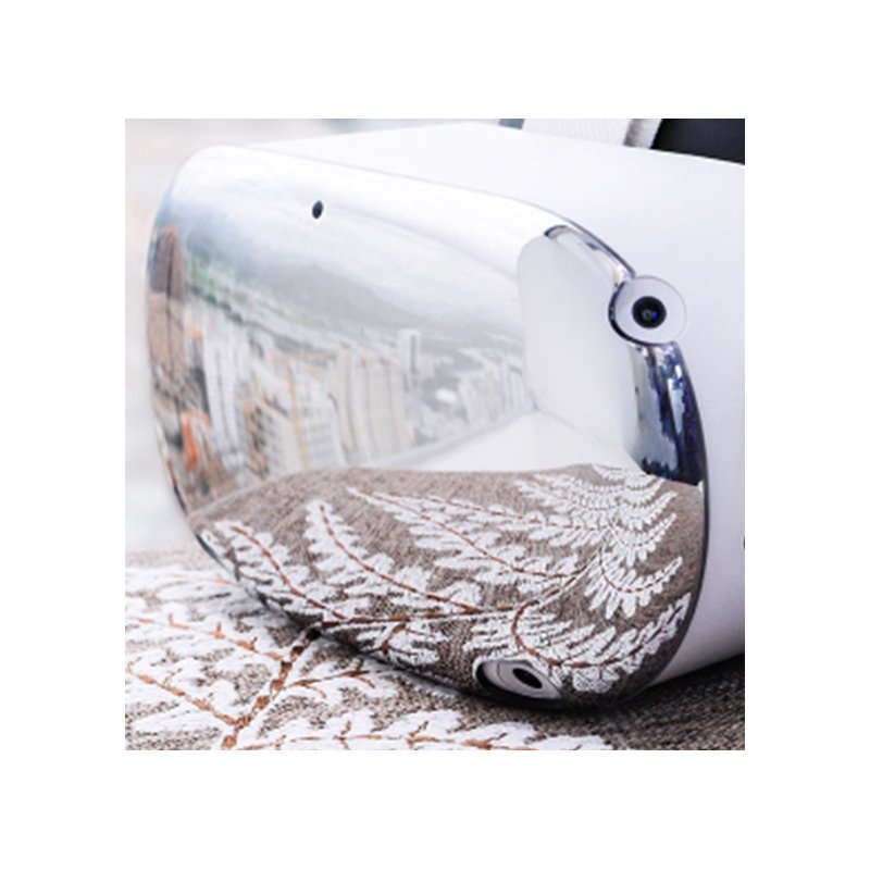 65520250427132608.jpg Front Cover Protective Face Case for Meta Quest 2 Silver Plating - Image 1