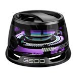 G200 Magnetic Mini Bluetooth Speaker with RGB LED Black