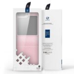 DUX DUCIS Bril Series Leather PU+PC Case for Samsung Galaxy Z Flip6 F741/Z Flip7 FE F761 Pink - Image 2
