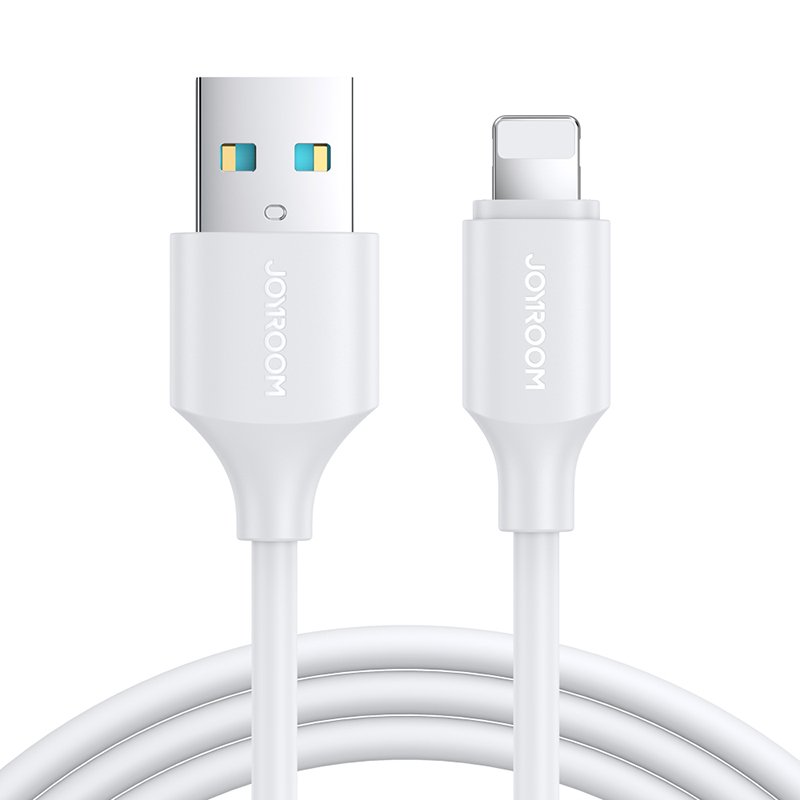 66720230512095702.jpg JOYROOM S-UL012A9 1M 3A Lightning Charging Data Cable White CE/ROHS Certified - Image 1