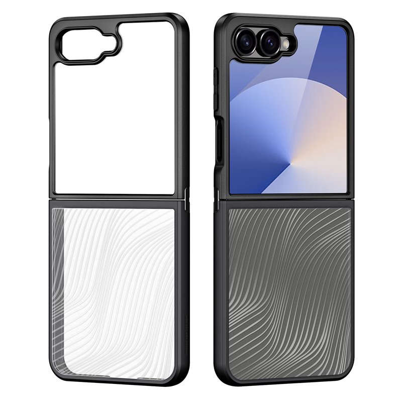 67520250704152547.jpg DUX DUCIS Aimo Series Matte Anti-drop TPU + PC Case for Samsung Galaxy Z Flip7 F766 Black - Image 1