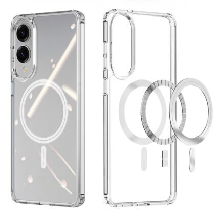 DUX DUCIS Clin Series Clear Case with MagSafe for Samsung Galaxy S25 Edge Black