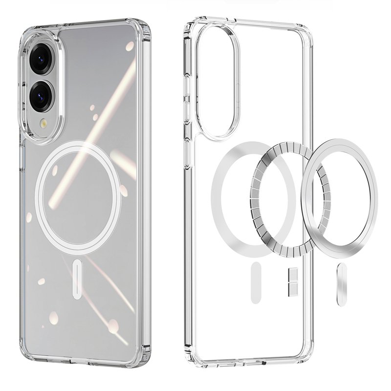 67720250704110725.jpg DUX DUCIS Clin Series Clear Case with MagSafe for Samsung Galaxy S25 Edge Black - Image 1