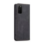 CaseMe-013 TPU Business Style Vintage Matte Horizontal Flap Leather Case for Samsung Galaxy S20/S20 5G Black - Image 2