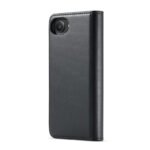DG.MING Two-Folding Cowhide Texture Case for iPhone 16e Black - Image 2