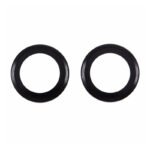 CD Series High End Rear Camera Tempered Glass Film for iPhone 16/16 Plus Black 2pcs in one set