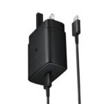 EP-TA845 45W Type-C Charger with 1M 5A Type-C to Type-C Cable & Package for Samsung Ori UK Plug Black