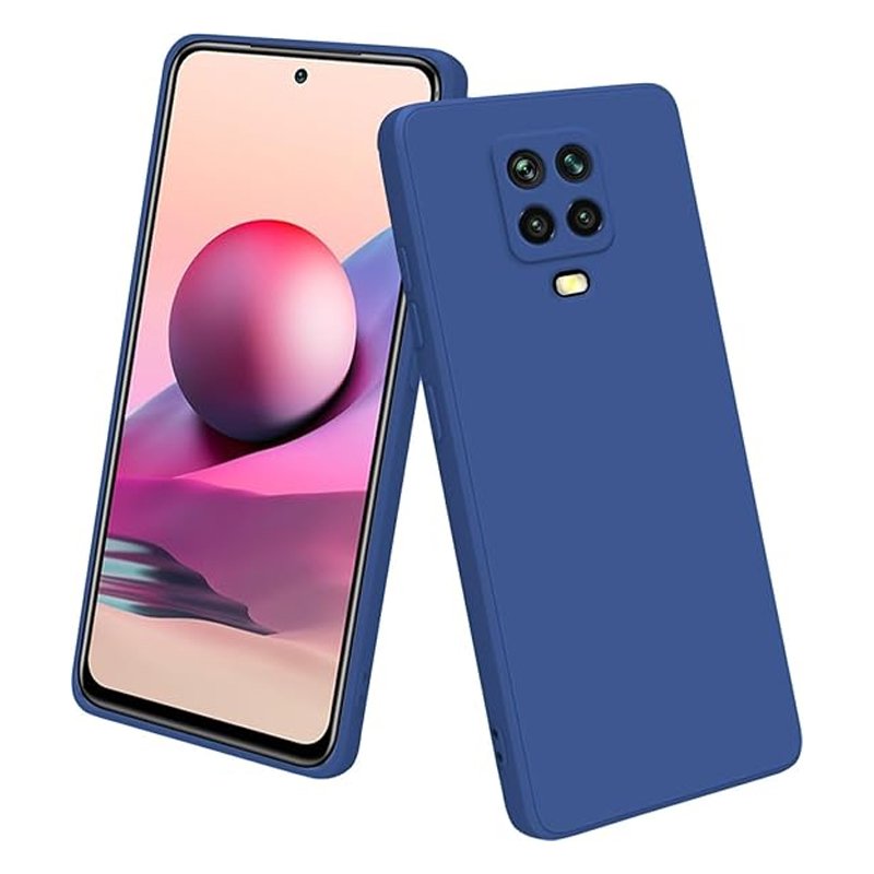70620250522170702.jpg Full Pure Color Liquid Silicone Case for Xiaomi Redmi Note 9S Dark Blue - Image 1