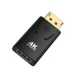 Displayport Male to HDMI Female Video Audio Adapter Black - Image 2