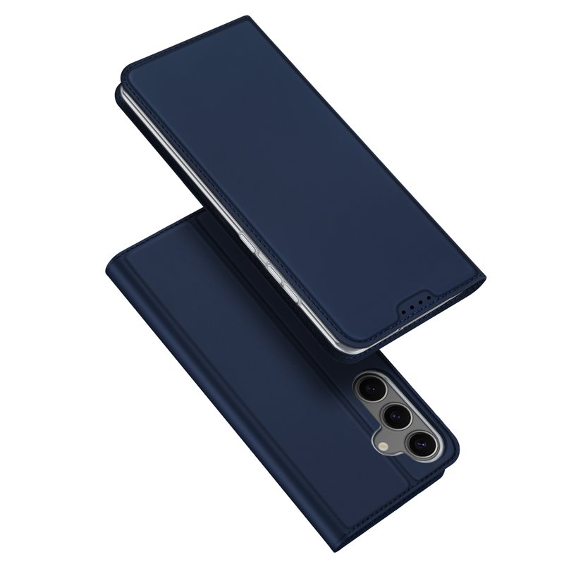 72720241231174117.jpg DUX DUCIS Skin Pro Series Magnetic Horizontal Flip Leather TPU + PU Case for Samsung Galaxy S25 Blue - Image 1