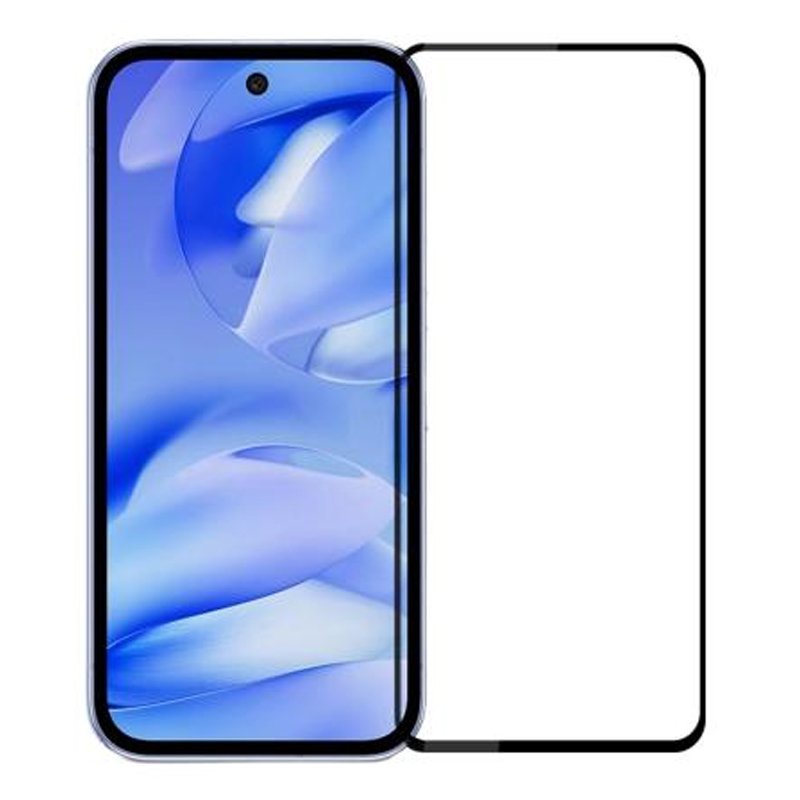 73020250407172325.jpg Silk Screen Full Screen Tempered Glass Screen Protector for Google Pixel 9a Black - Image 1