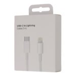 A1703 MXOK2FE/A 1M Type-C to Lighnting Charging Data Cable with Package for iPhone 11-14 Pro Max White OEM - Image 2