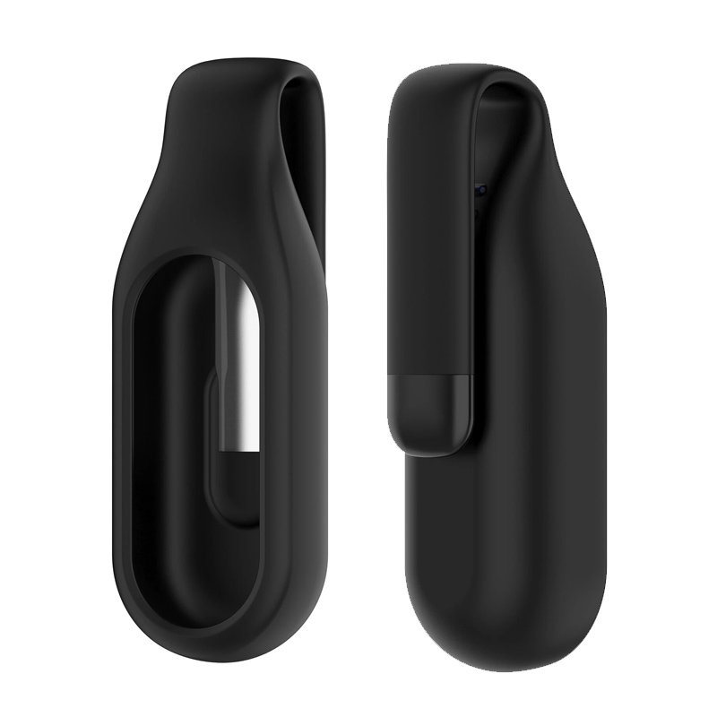 73220250521114205.jpg Silicone Protective Case with Clip for Xiaomi Band 9 Black - Image 1