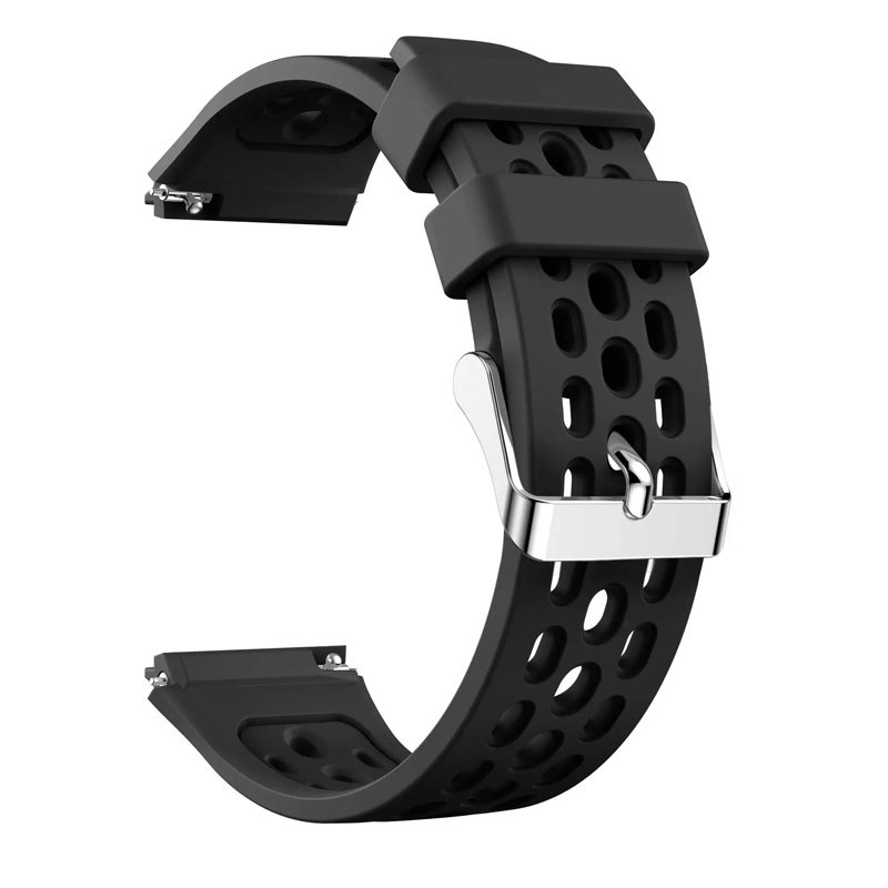 74720240927104049.jpg Double Colors Sport Silicone Watch Band for Huawei Watch GT 2e HCT-B19 Black+Black - Image 1