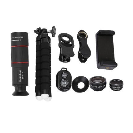APEXEL APL-T18XBZJ5 4 in 1 18X Telescope Zoom Lens Telephoto Universal with Clip for Mobile Phone