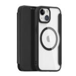DUX DUCIS Skin X Pro Series Magnetic Horizontal Flip Leather TPU + PU Case for iPhone 15 Black