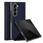 DUX DUCIS Bril Series Leather PU+PC Case for Samsung Galaxy Z Fold7 Blue