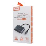 HC-11 5 in 1 Type-C to HDMI+VGA+USB3.0+PD+3.5mm Audio Adapter - Image 2