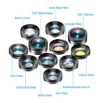 APEXEL APL-Dg11 11 in 1 Cell Phone Camera Optical Filter Lens Set - Image 2