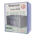 Mechanic V-Power 8 Ultra 160W 8-Ports Desktop Digital Display High Power Fast Quick Charger US Adapter - Image 2