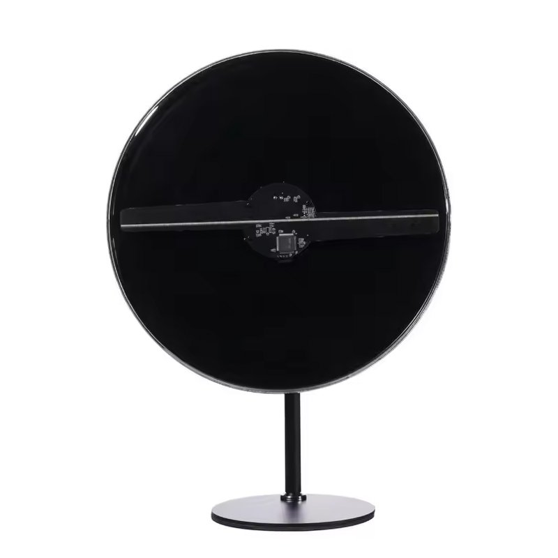 80620250623114708.jpg F30 30cm 3D Portable Desktop Holographic Bare Eye Display Led Fan Hologram Projector Black EU Plug - Image 1