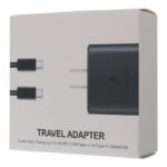 EP-TA845 45W Type-C Charger with 1.8M 5A Type-C to Type-C Cable for Samsung US Plug OEM Black - Image 2