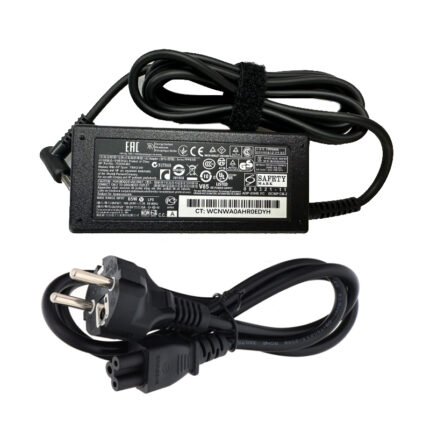 710412-001 4.5*3.0mm 19.5V/3.33A/65W Power Supply Adapter with AC Cable for HP 14/15-AB Series/17-G Series EU Adapter OEM