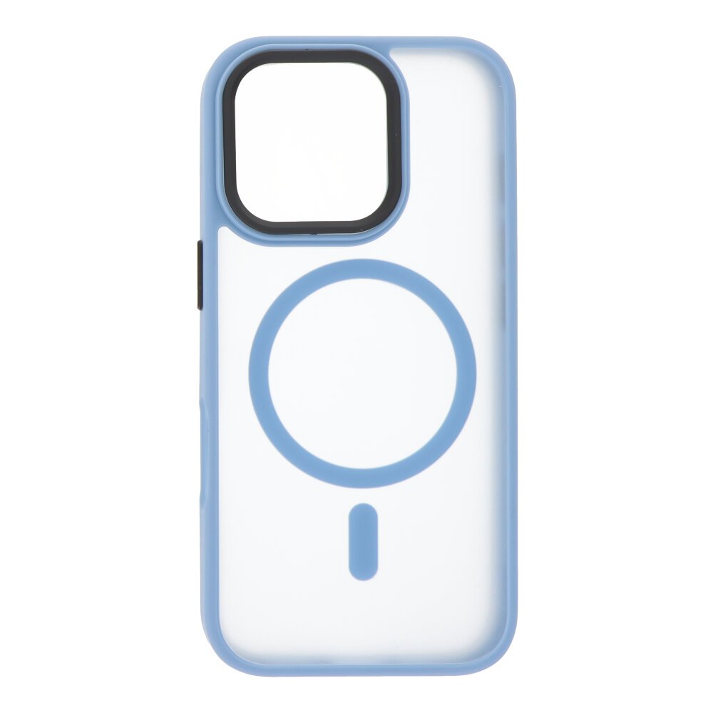 81820241203095953.jpg Magnetic Skin Feel Frosted Translucent Case for iPhone 11 Light Blue - Image 1