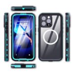 Redpepper IP68 Waterproof Shockproof Case for iPhone 16 Pro Max Blue