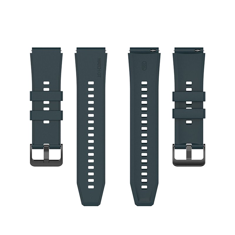 84920230614102631.jpg 22mm Silicone Strap Band for Huami Amazfit GTR 4 Dark Green - Image 1