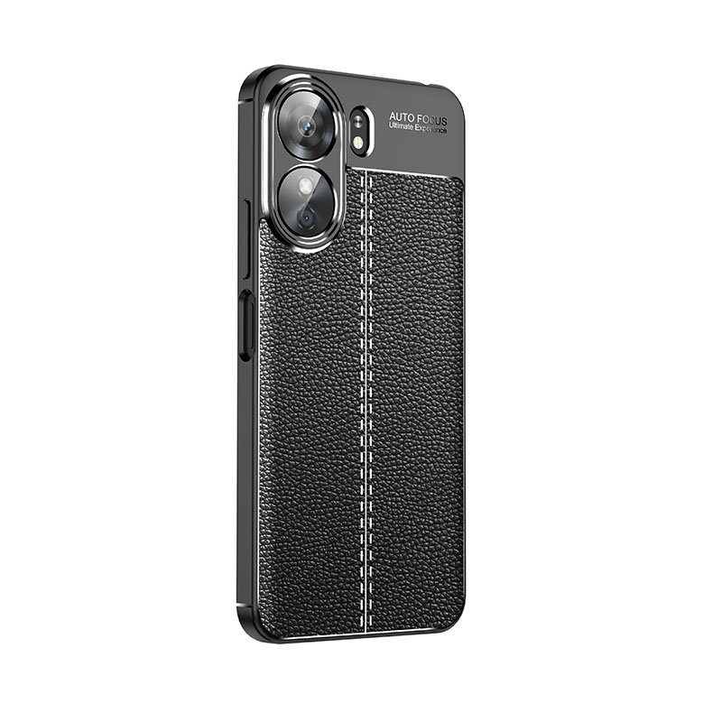 85220240604151447.jpg Litchi Texture TPU Case for Xiaomi Redmi 13C/13C 5G Black - Image 1
