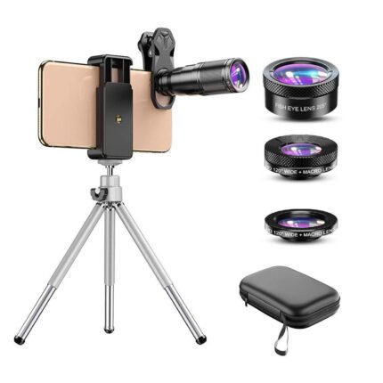 APEXEL APL-22X105 4 in 1 22X Telephoto lens Kits With Tripod for Mobile Phone