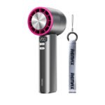 REMAX RS-SF12 Semiconductor Cooling Digital Turbo Handheld High Speed Fan Purple