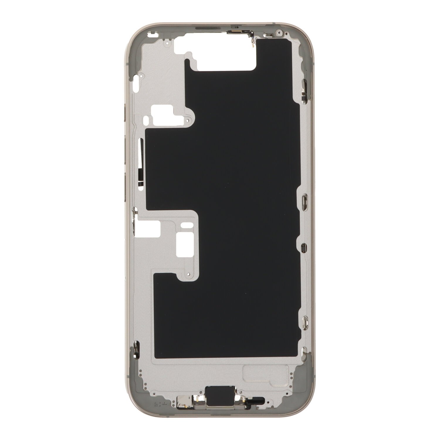 85620250530150703.jpg Middle Frame Assembly with Side Buttons + SIM Card Tray + Customize Button for iPhone 16 Pro European Version Natural Titanium Ori R - Image 1