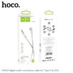 HOCO UPA19 1M Digital 3.5mm Audio to Type-C Conversion Cable Silver - Image 2