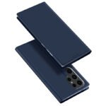 DUX DUCIS Skin Pro Series Horizontal Flip Leather TPU + PU Case for Samsung Galaxy S24 Ultra Blue