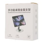360 Rotatable Aluminium Adjustable Multi Angle Foldable Phone Tablet Desktop Stand Holder - Image 2