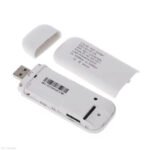 150Mbps 4G LTE USB Modem Network Adapter with WiFi Hotspot SIM Card Slot Wireless Router Basic Edition White - Image 2