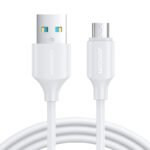 JOYROOM S-UM018A9 1M 3A USB-A to Micro Fast Charging Data Cable White CE/ROHS Certified