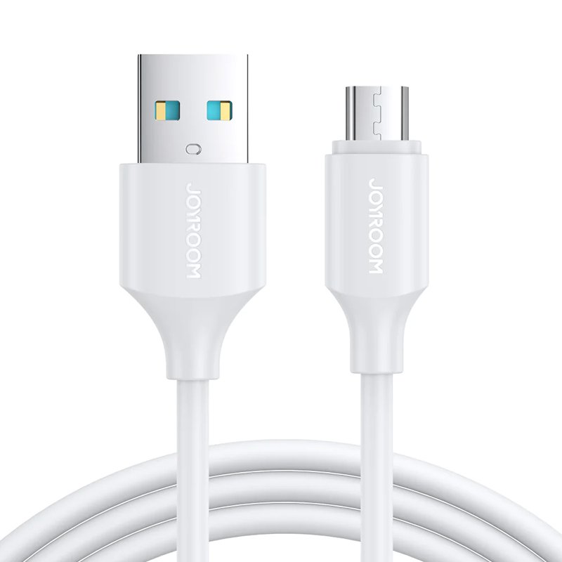 86620230922105803.jpg JOYROOM S-UM018A9 1M 3A USB-A to Micro Fast Charging Data Cable White CE/ROHS Certified - Image 1
