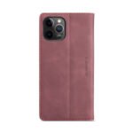 CaseMe-013 TPU Business Style Vintage Matte Horizontal Flap Leather Case for iPhone 12/12 Pro Red - Image 2