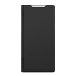 DUX DUCIS Skin Pro Series Horizontal Flip Leather TPU + PU Case for Samsung Galaxy S22 Ultra 5G Black