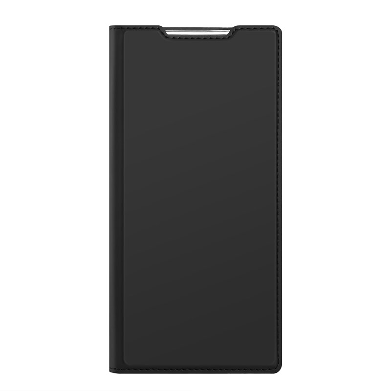 86720220928175056.jpg DUX DUCIS Skin Pro Series Horizontal Flip Leather TPU + PU Case for Samsung Galaxy S22 Ultra 5G Black - Image 1