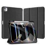 DUX DUCIS DOMO Series Luxury Smart Wake Sleep Trifold-Stand Protective Case for iPad Pro 13 2024(7th) Black