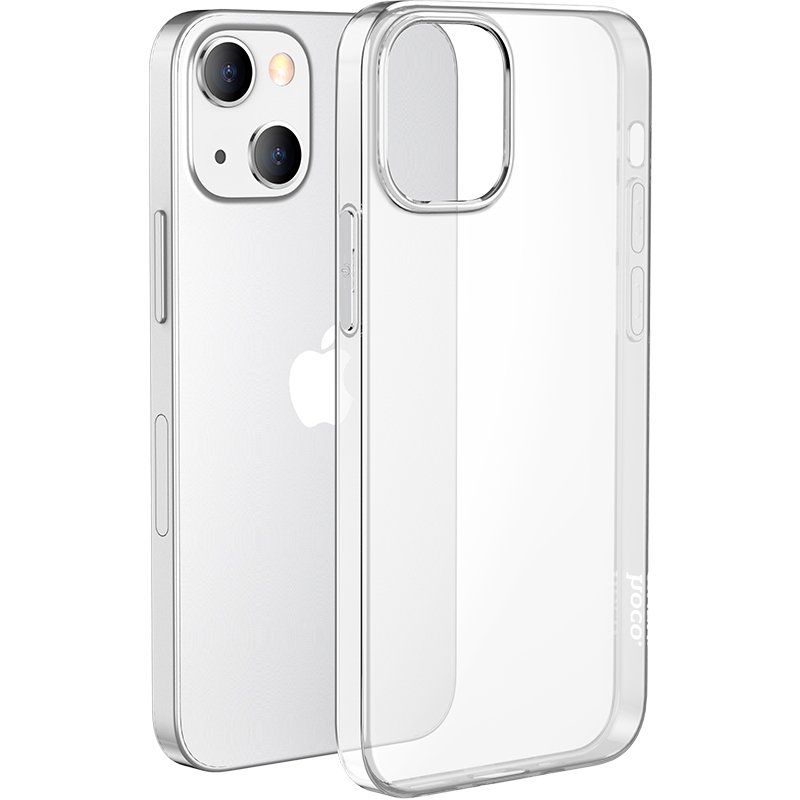 88320220815132848.jpg HOCO Light Series TPU Protective Case for iPhone 14 Plus Transparent - Image 1