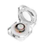 21.5 Diameter Multifunctional LED Screen & Touch Button Smart Ring with Charging Case Silver - Image 2