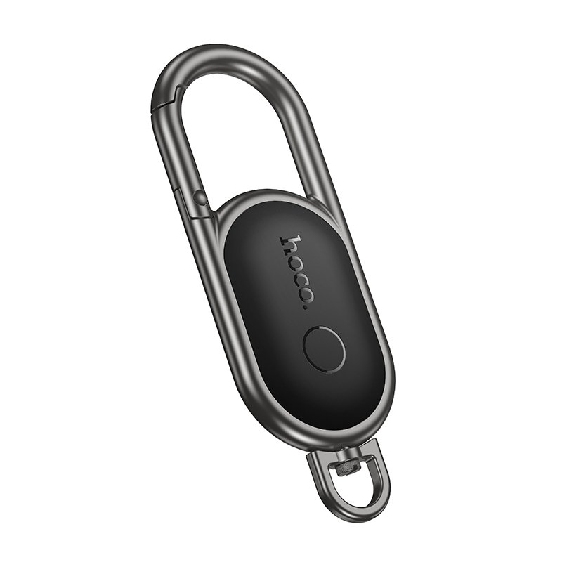 89720250818094002.jpg HOCO E91J Tiger Smart Anti-lost Keychain Black - Image 1