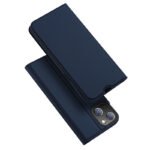 DUX DUCIS Skin Pro Series Horizontal Flip Leather TPU + PU Case for iPhone 14/13 6.1" Blue